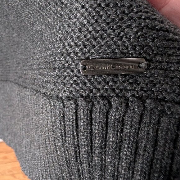 Calvin Klein Jeans Relaxed Fit Men's Cotton Sweater Size XLarge - Picture 4 of 10